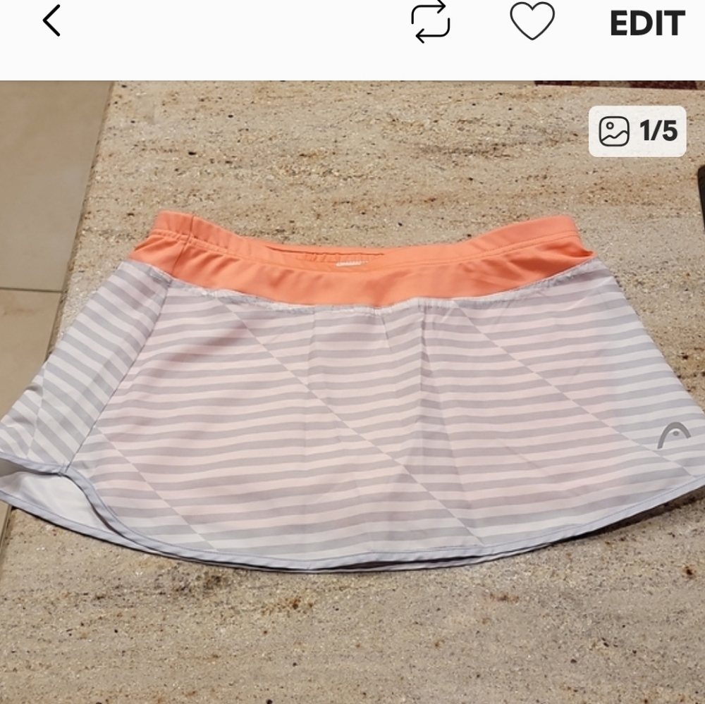 HEAD tennis Skort. Size Med. Like new. - Picture 6 of 6